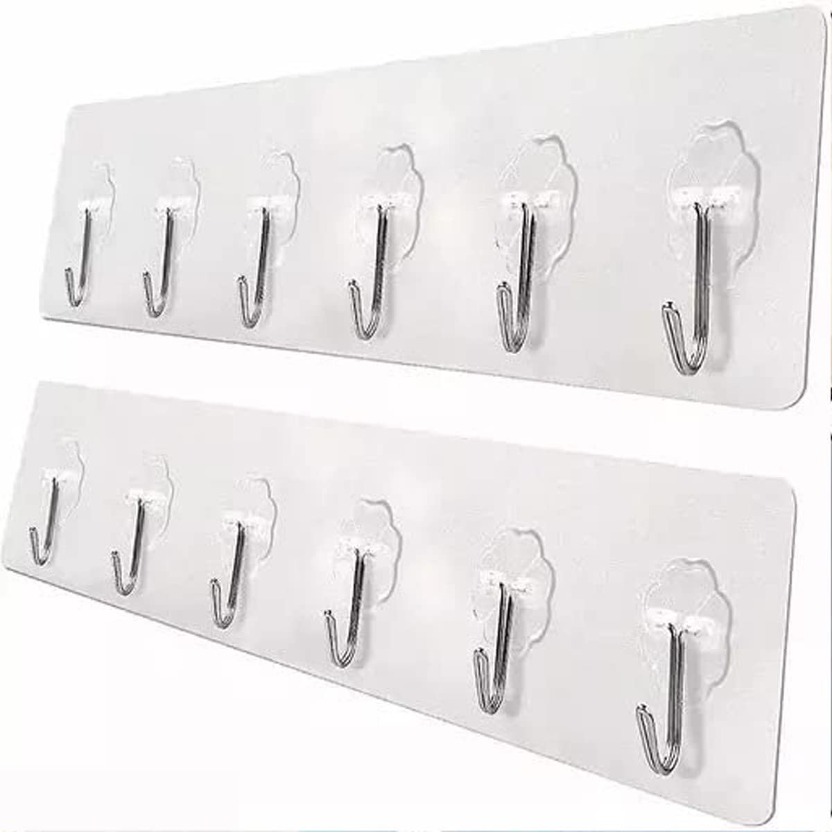 Force24 - Self Adhesive Wall Hooks for Kitchen Organizer Hook Home & Kitchen:
ʼwall hooks for bathroomʼ