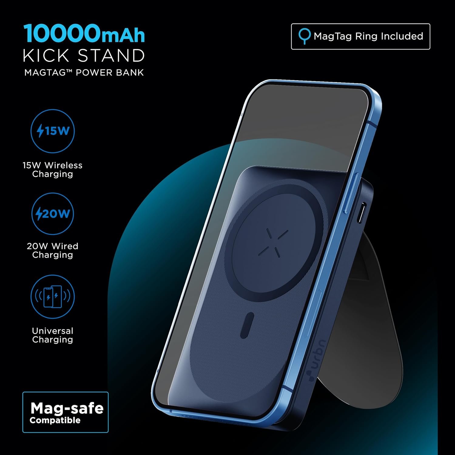 URBN-10000Mah-Sleek-Magsafe-Power-Bank-With-Kickstand-15W-Fast-Wireless-20W-Wired-Charging-Strong-Magnetic-Hold-Dual-Input-Lightning-Triple-OutputPass-Through-Charging-Blue-USB-Type-C-Input.jpg