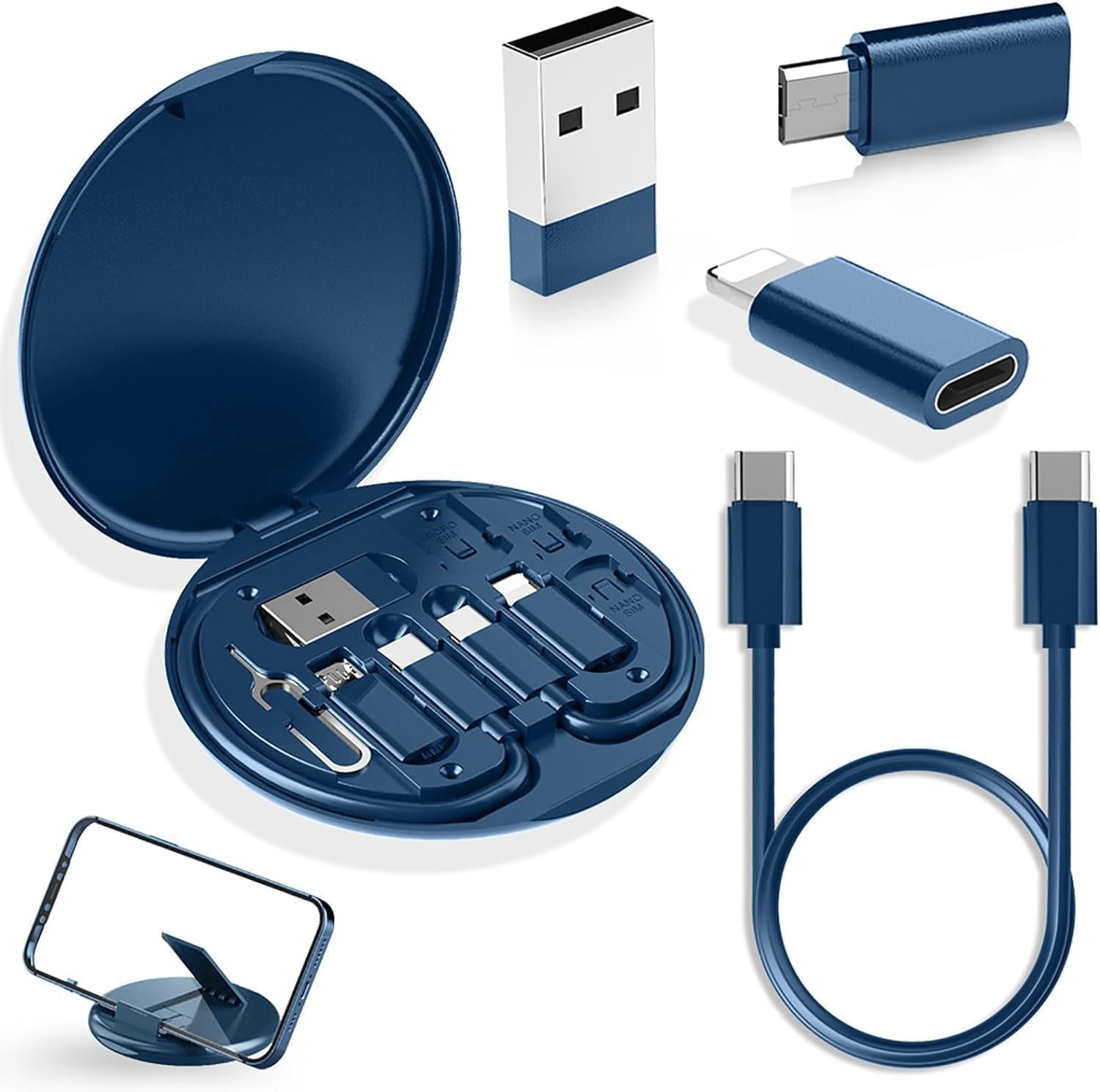 Jobber Mini Multi-Functional Fast Charging Data Cable Set for Apple, electronics