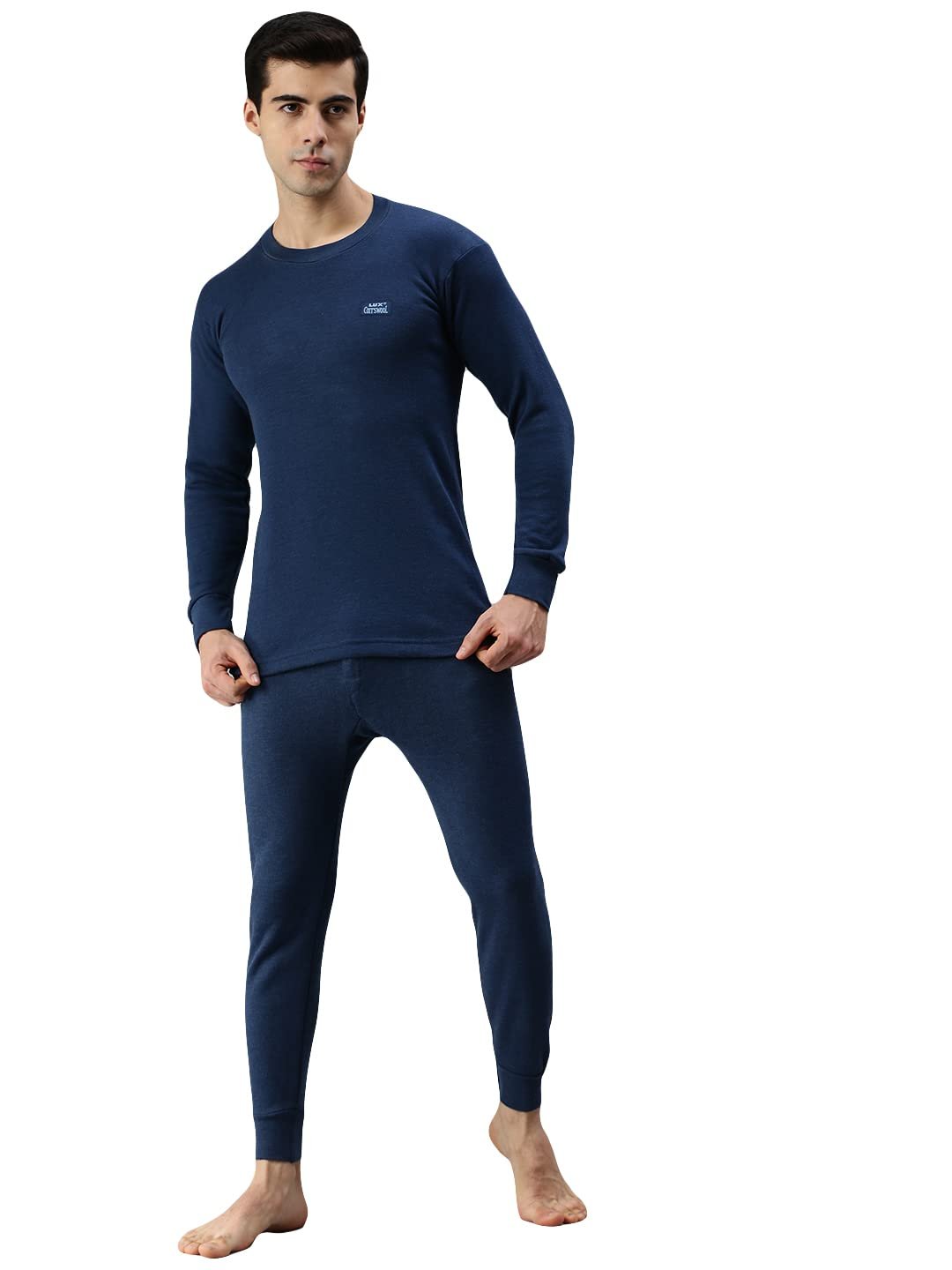 Lux Cottswool Men's Lux Cottswool Menʼs Cotton Thermal Set