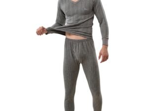 Lux Cottswool Menʼs Cotton Thermal Set