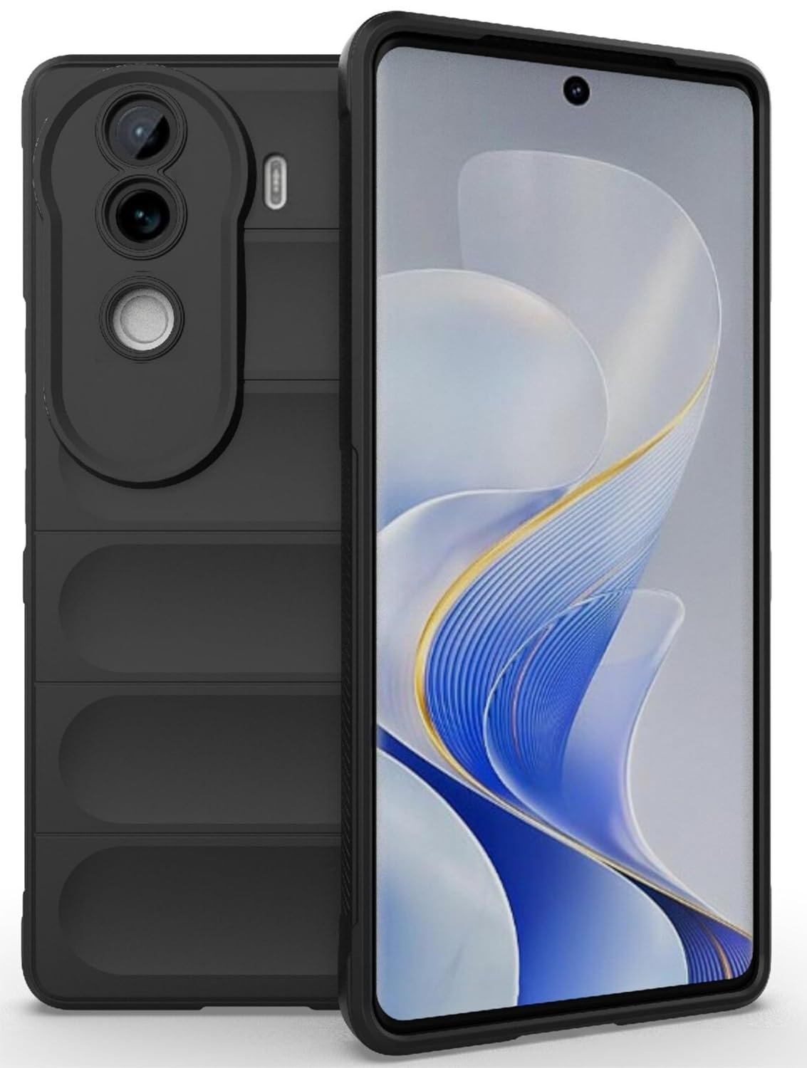 SPAZY CASE® iQOO Z9s 5G Back Cover | Rubber Case iQOO Z9s 5G (Onyx Green