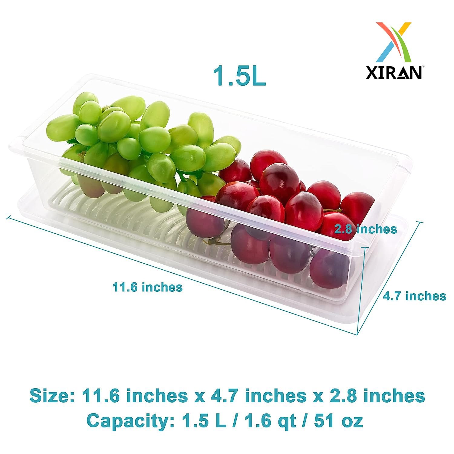 Xiran-6-Fridge-Storage-Boxes-Fridge-Organizer-With-Removable-Drain-PlateLid-Stackable-Fridge-Storage-Containers-Plastic-Freezer-Storage-Containers-For-FishMeatVegetablesFruits1500MlTransparent.jpg