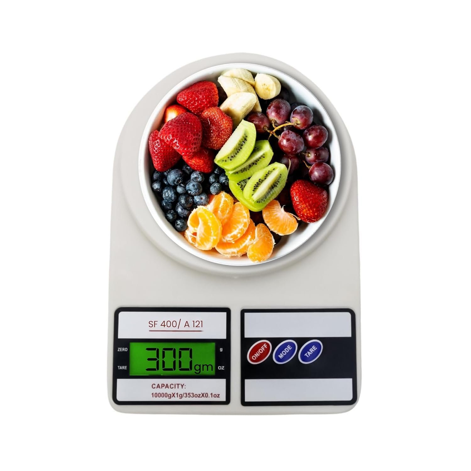 10Kg Kitchen Weight Machine 6 Months Warranty, Digital Scale with ATOM Digital Kitchen Food Weighing Scale SF400