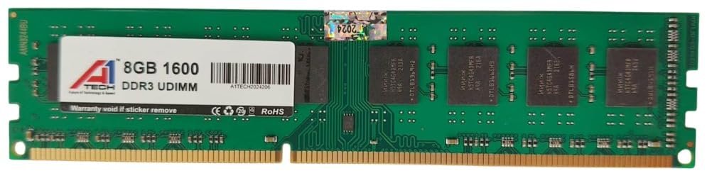 A1TECH 8GB DDR3 Desktop RAM 1600MHz Long-DIMM Memory - High-Speed 8GB RAM