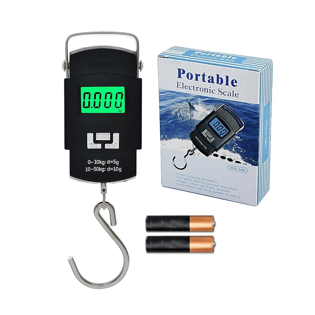 ATOM® 50kg Digital Luggage Weighing Scale. Portable Electronic Weight Machine electronics