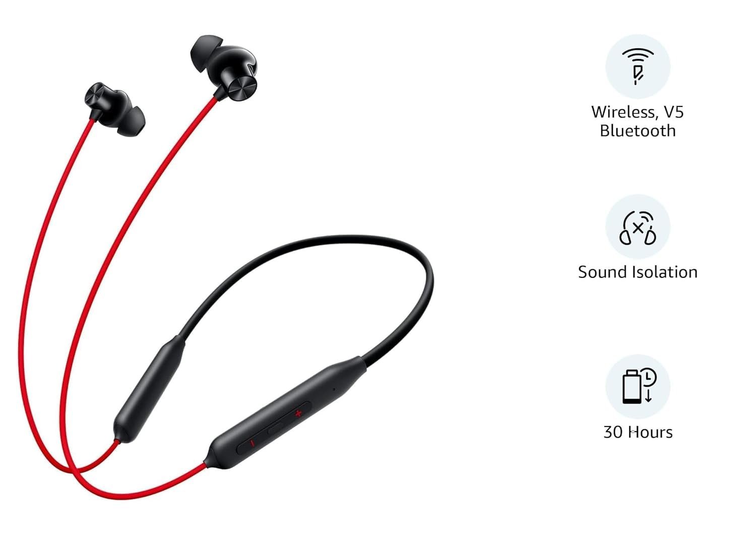 Bullets Z2 Bluetooth Wireless in Ear Earphones with Mic Compatible OnePlus Bullets Z2 Bluetooth wireless earphones