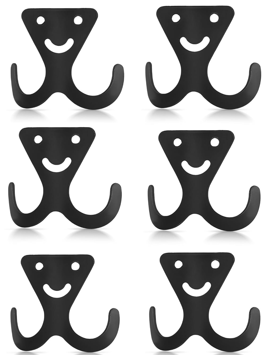 DOCOSS Pack of 6 Stainless Steel Towel Hooks Bar for Home & Kitchen:
ʼwall hooks for bathroomʼ