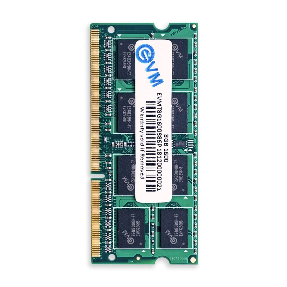 EVM 8GB DDR3 Laptop RAM 1600MHz So-DIMM Memory - High-Speed 8GB RAM