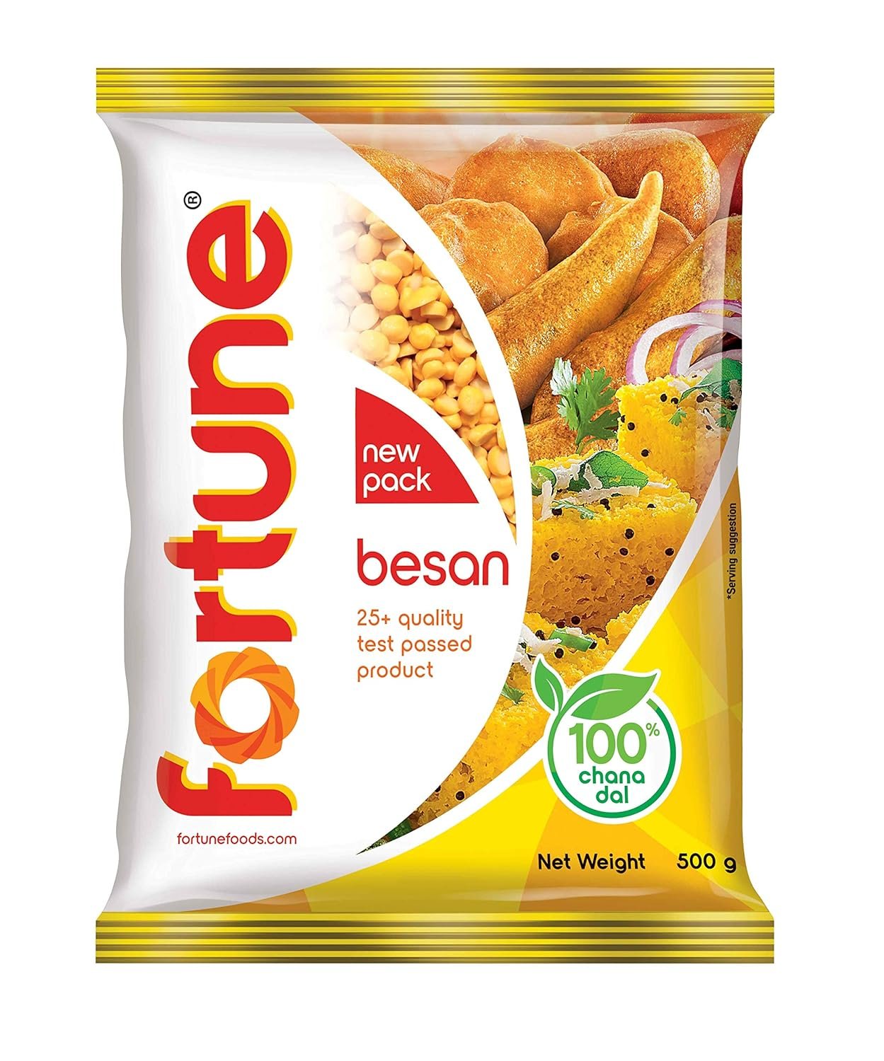 Fortune Chana Besan, 100% Chana Dal 100% Taste, 500 g grocery