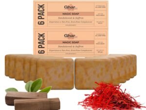 Ghar Soaps Sandalwood & Saffron Magic Soap 300 g