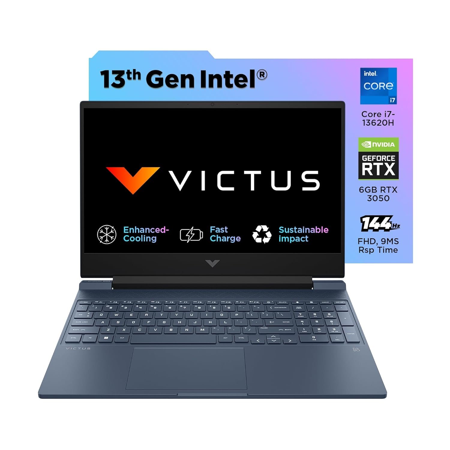 HP Victus Gaming Laptop, 13th Gen Intel Core i7-13620H, 6GB Dell G15‑5530 Core i5‑13450HX RTX 3050 gaming laptop