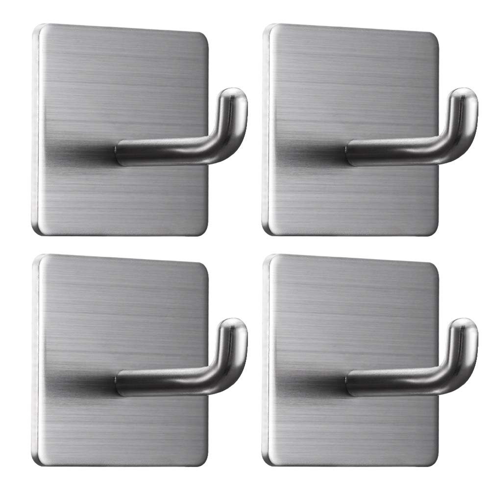 Jekoo Strong Adhesive Hooks, Heavy Duty Wall Hooks Towel Hooks Home & Kitchen:
ʼwall hooks for bathroomʼ