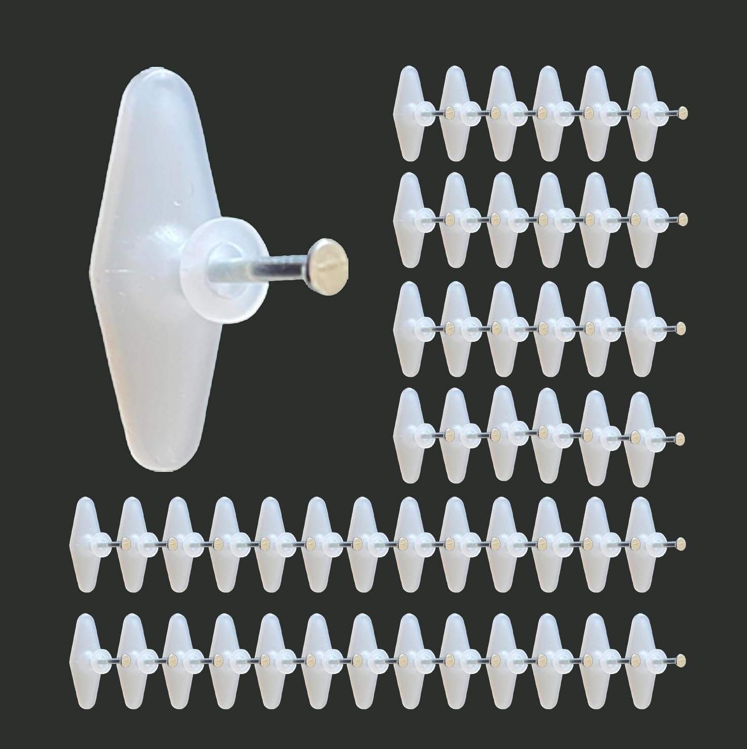 Jinka Nails (Regular Size, 50 Pieces) Wall Hooks for Photo Home & Kitchen:
ʼwall hooks for bathroomʼ