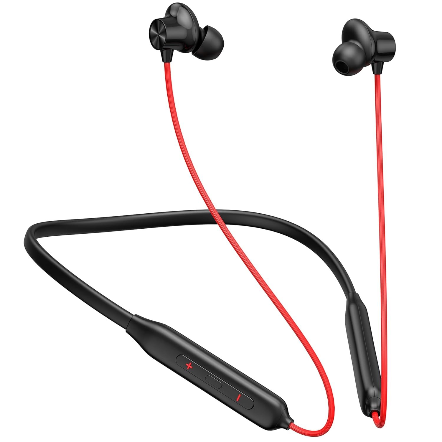 Kratos N4 Bluetooth Neckband with 52H Playtime, Deep Bass, Stereo OnePlus Bullets Z2 Bluetooth wireless earphones