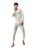 Lux Cottswool Menʼs Cotton Thermal Set