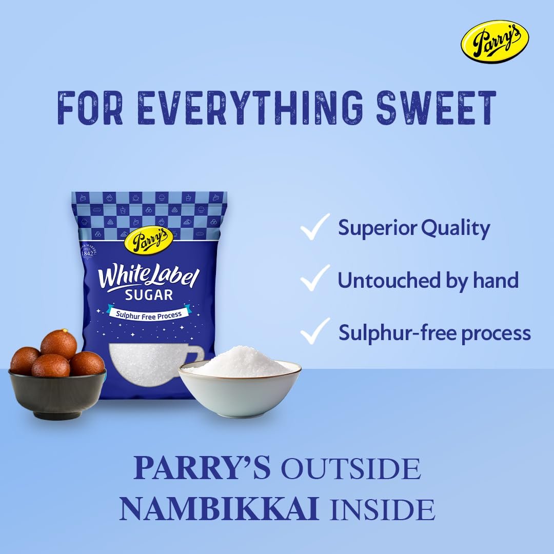 Parry's White Label Sugar, 1kg grocery