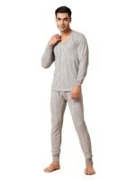 Lux Cottswool Menʼs Cotton Thermal Set