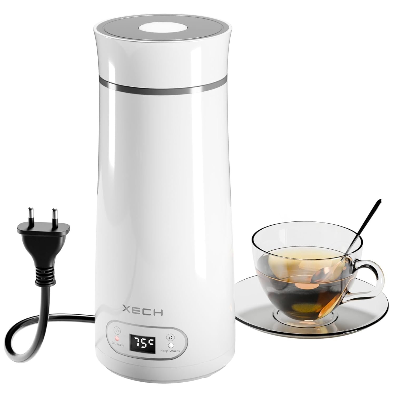 XECH Electric Kettle Small with Temperature Control 400ml Mini Portable home appliances