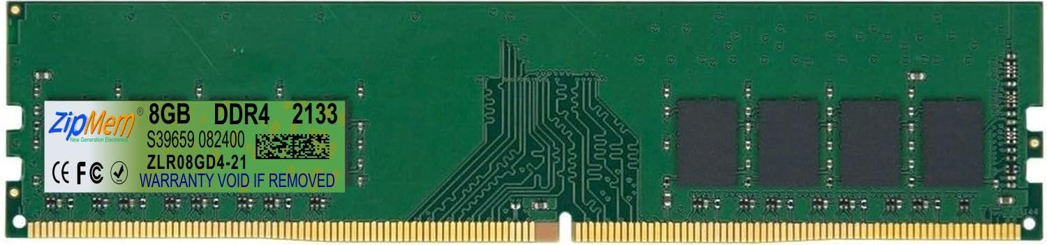 8GB DDR4 2133MHz Desktop RAM | U-DIMM | Long-DIMM | 8GB RAM