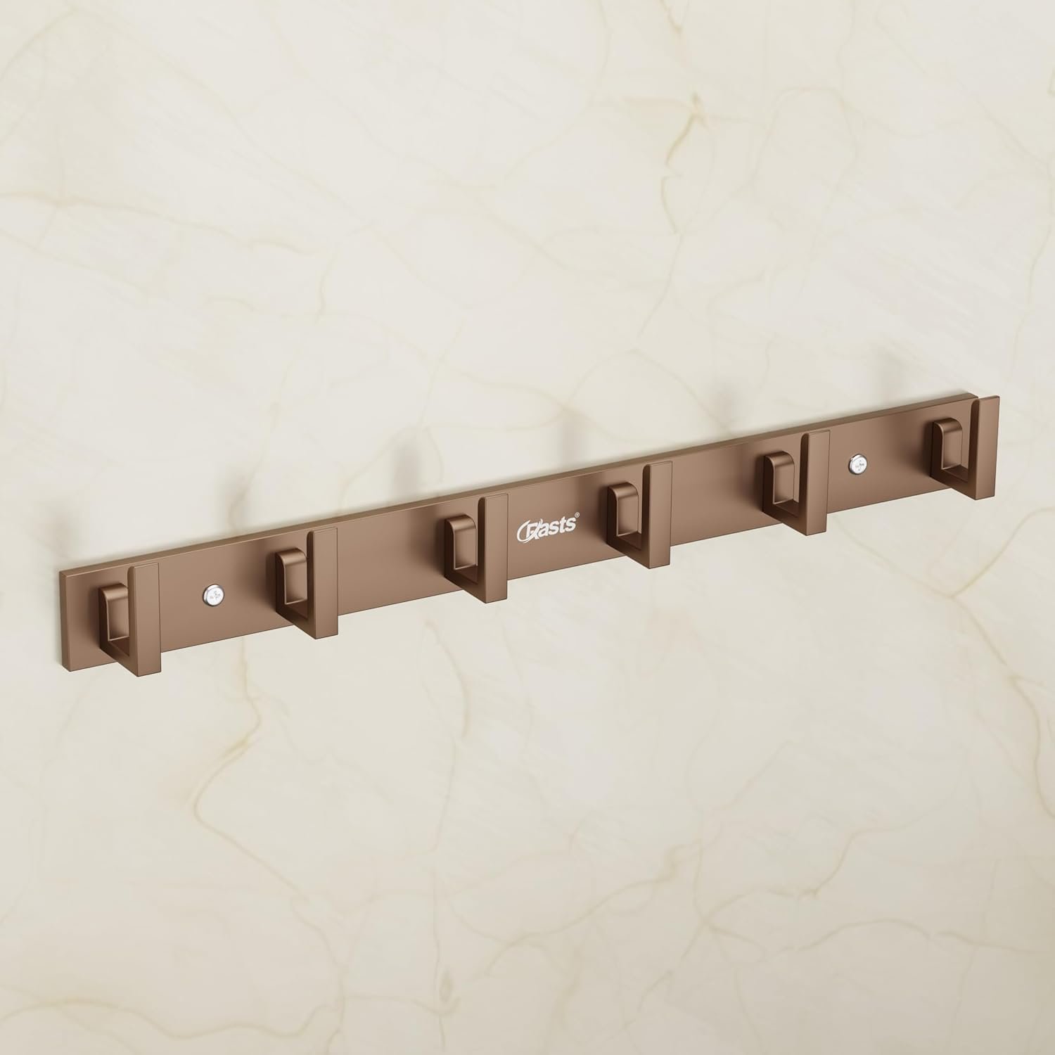 Aluminium Stainless Steel Cloth Hanger Wall Mounted with 6 Hooks Home & Kitchen:
ʼwall hooks for bathroomʼ