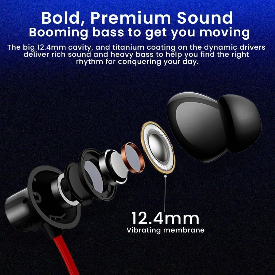 Bullet Wireless Z2 ANC Neckband, 3D Surround Sound, Magnetic On-Off, OnePlus Bullets Z2 Bluetooth wireless earphones