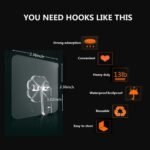 Home & Kitchen:
ʼwall hooks for bathroomʼ