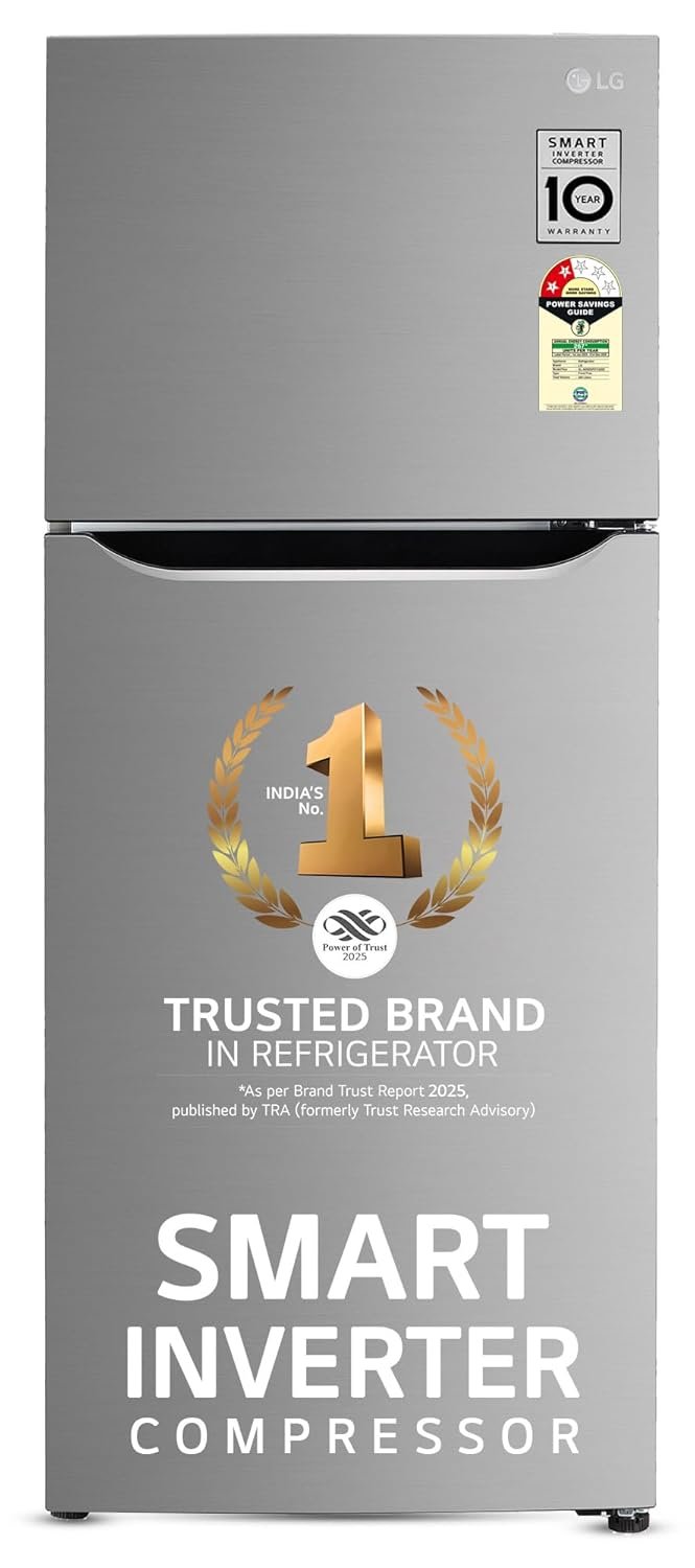 LG 242 L, 2 Star, Smart Inverter Compressor, Multi Air Samsung 236 L 3‑Star Frost Free Double Door Refrigerator