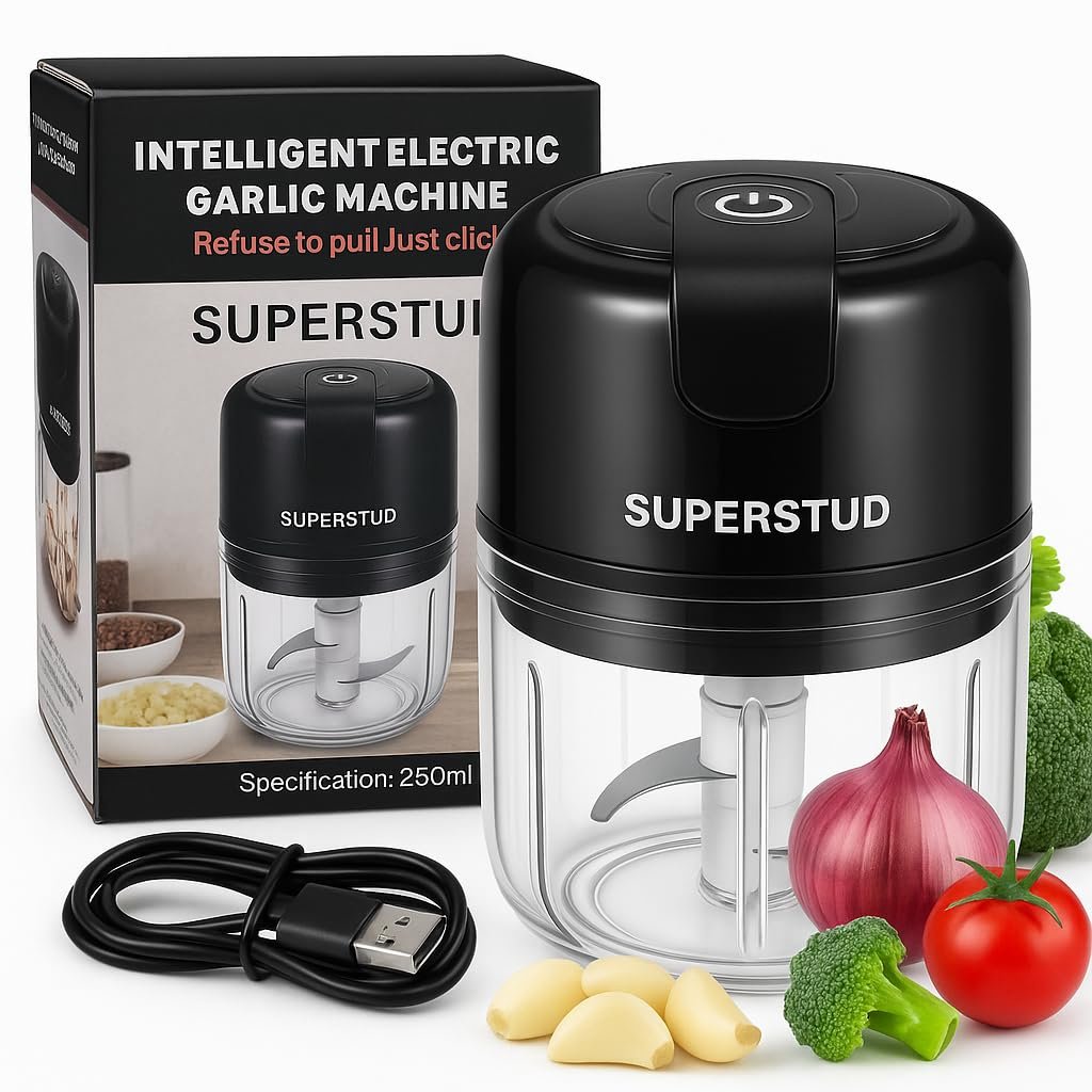 SUPERSTUD Rechargeable Mini Electric Chopper for Kitchen Use Electric for home appliances