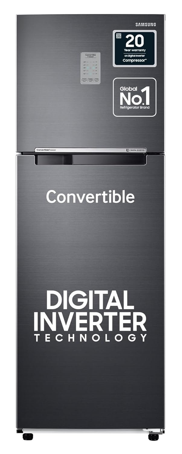 Samsung 256L 3 Star Convertible 3 In 1 Digital Inverter Samsung 236 L 3‑Star Frost Free Double Door Refrigerator
