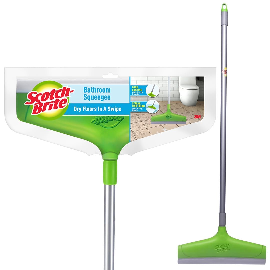 Scotch-Brite Bathroom Squeegee Plastic Wiper(30 cm)(Green) best deals