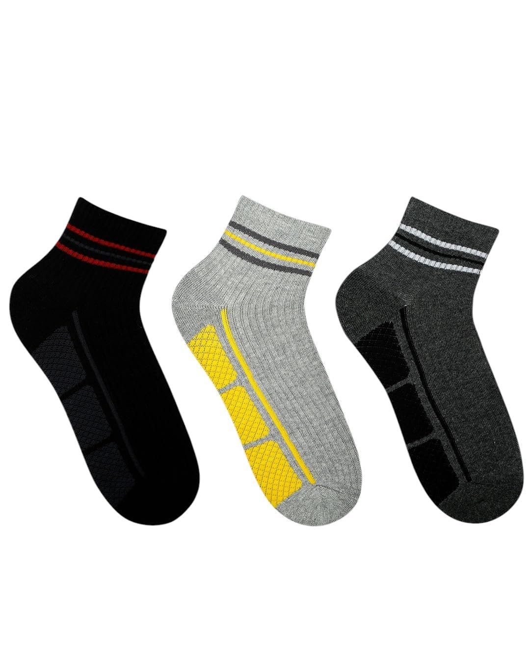 SocksXpress Men’s Cushioned Ankle-Length Socks | Pack of 3 Pairs best deals
