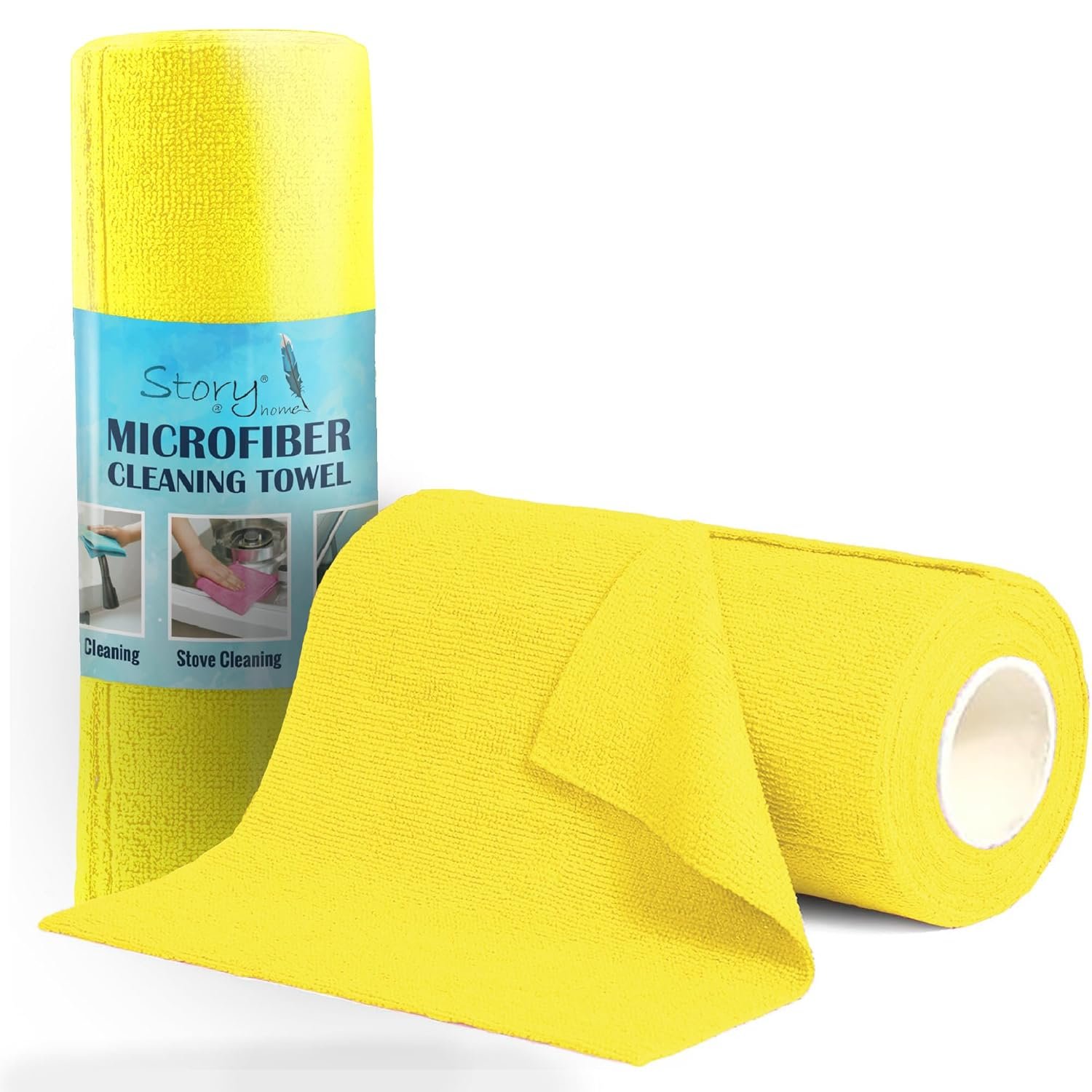 Story@Home Microfiber Cleaning Cloths, 360 GSM Highly Absorbent, Lint and home kitchen