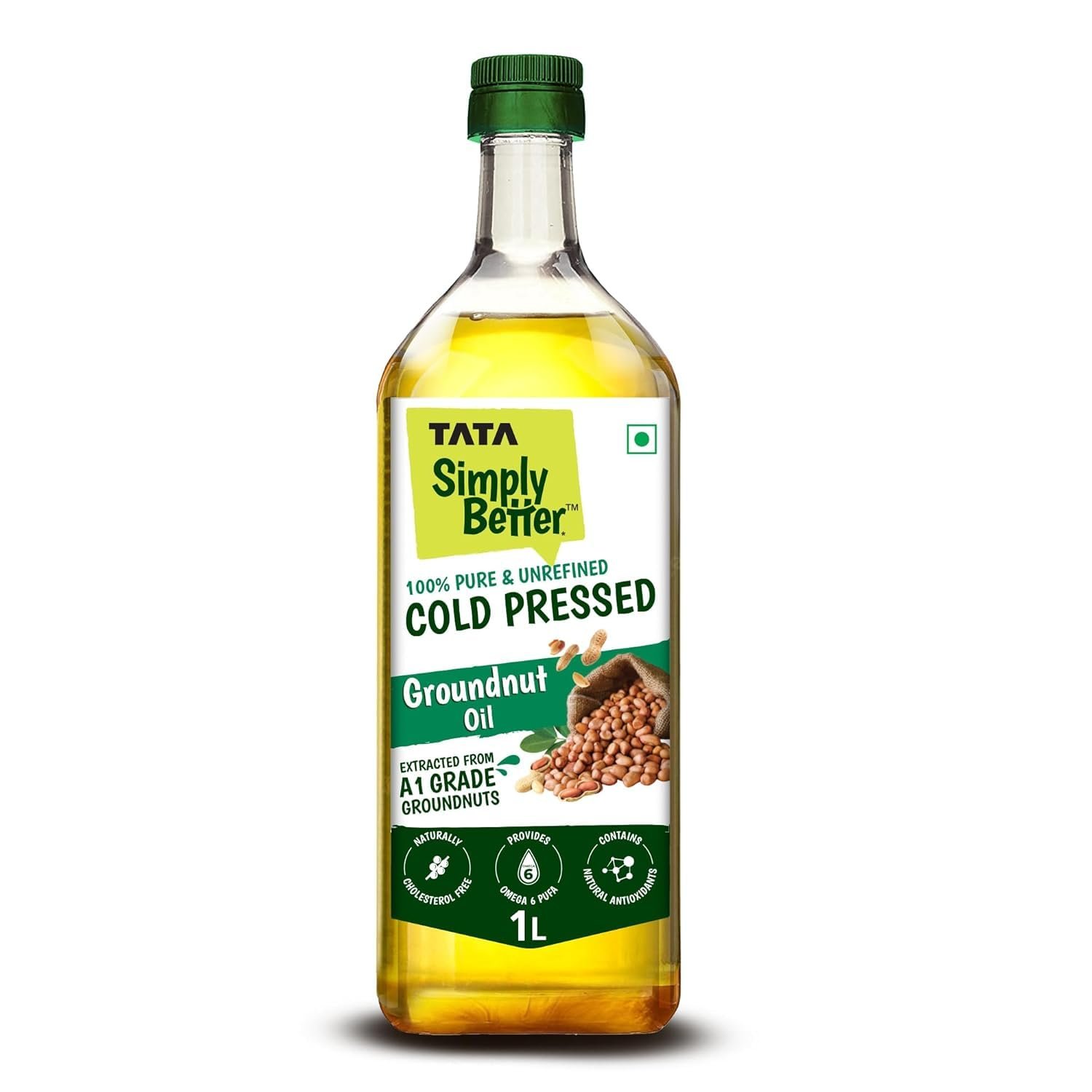 Tata Simply Better Pure & Unrefined Cold Pressed Groundnut (Peanut) grocery