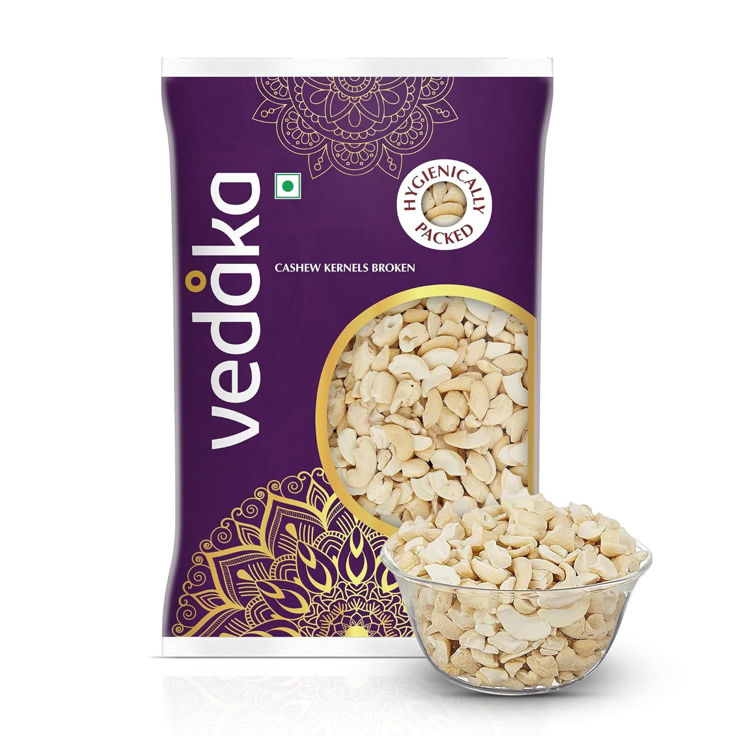 Amazon Brand - Vedaka Cashews | Broken | 1 Kg grocery