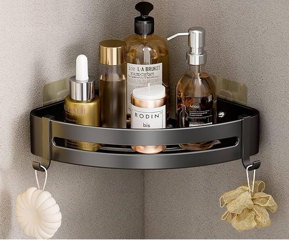 COOFANDY 2 Pieces Alluminium Bathroom Corner Shelves, Wall Mounted with Home & Kitchen:
ʼwall hooks for bathroomʼ