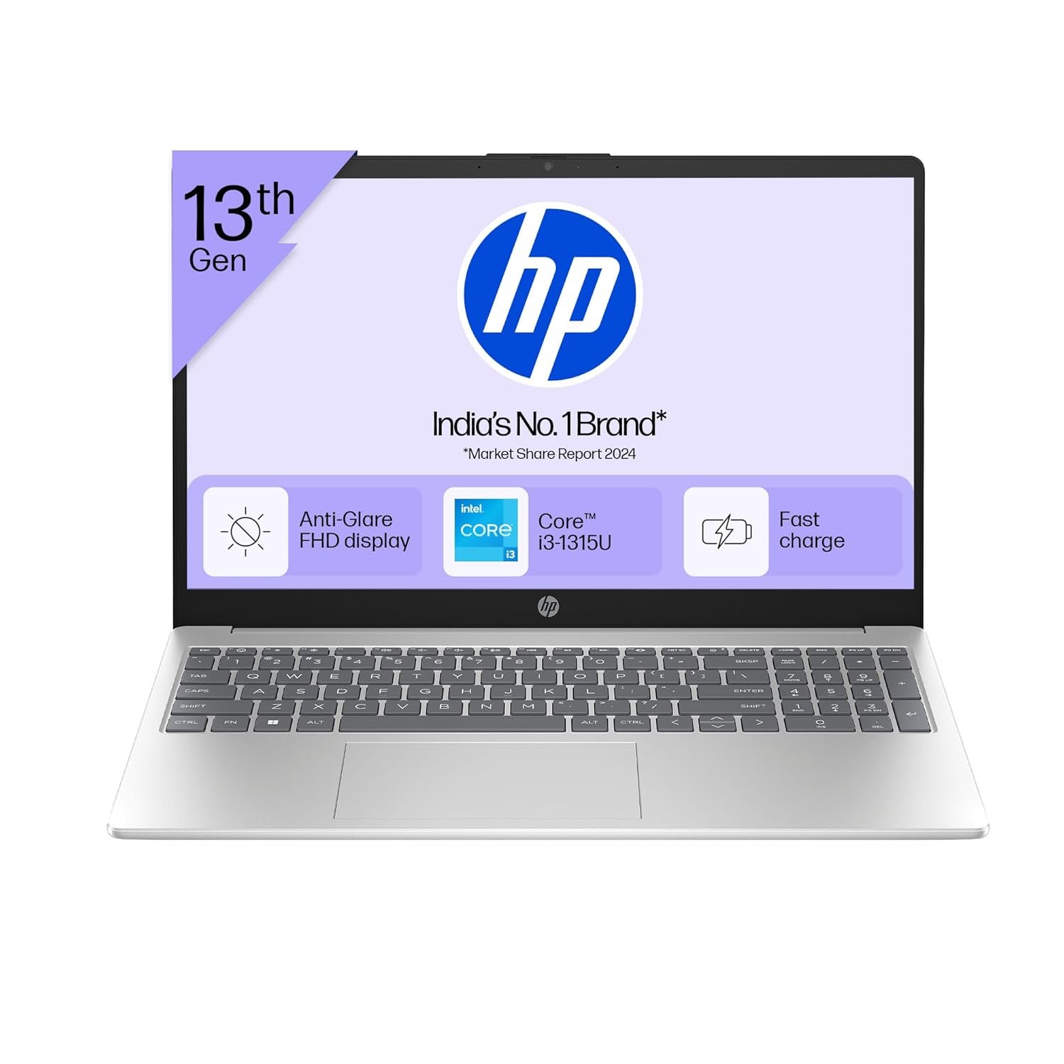 HP 15 (2025) Intel Core i3 13th Gen 1315U - HP 15s 12th Gen Intel Core i3‑1215U FHD laptop