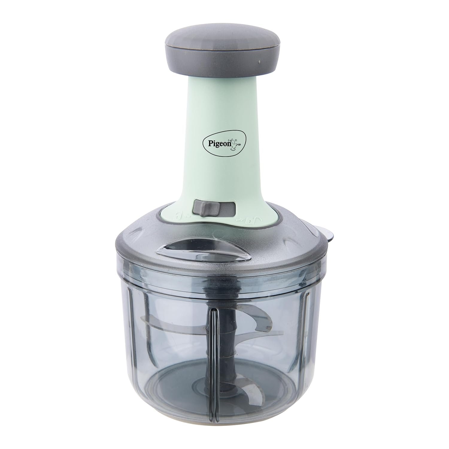 Pigeon Press Chopper 900ml, Manual Hand Press Push Chopper with Pigeon Handy Mini Chopper 400 ml