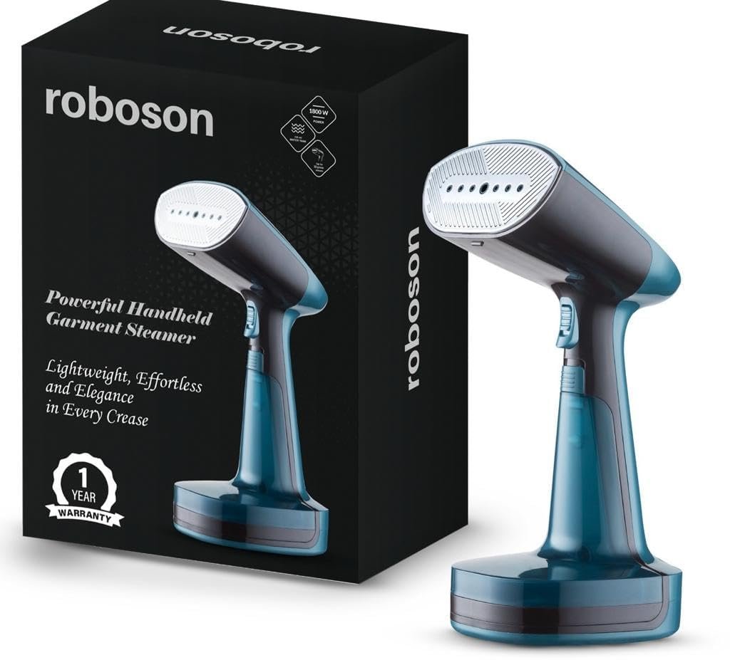 Roboson Handheld Garment Steamer for Clothes 1800W Powerful Vertical Steaming home appliances