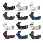 SJeware 12 Pairs Solid Cotton Ankle Socks Pack