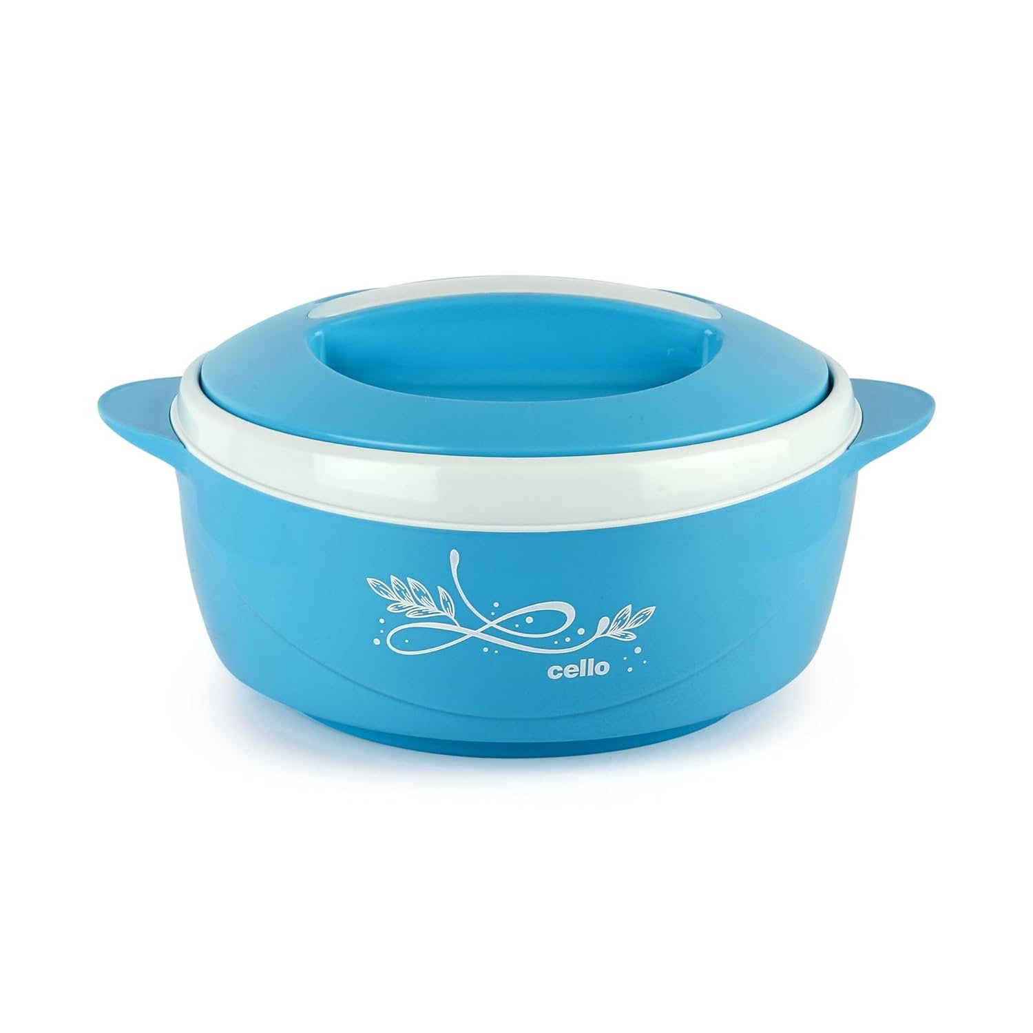 Cello Sapphire Insulated Inner Steel Casserole for Roti, 1250ml, Blue home kitchen