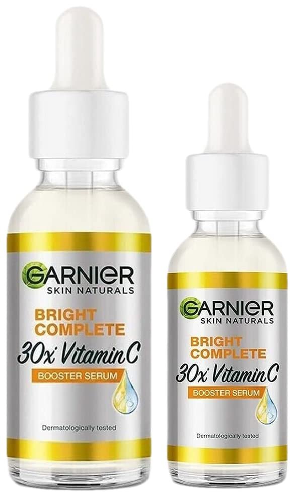 Garnier Bright Complete VITAMIN C Face Serum 50 ml - Garnier Bright Complete Vitamin C Booster Serum 30 ml