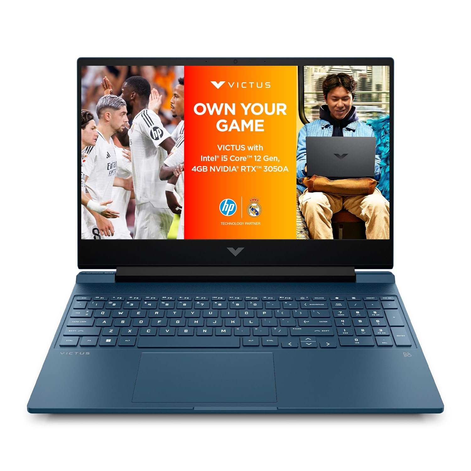 HP Victus, 12th Gen Intel Core i5-12450H, 4GB NVIDIA GeForce HP Victus 12th Gen i5‑12450H RTX 2050 gaming laptop