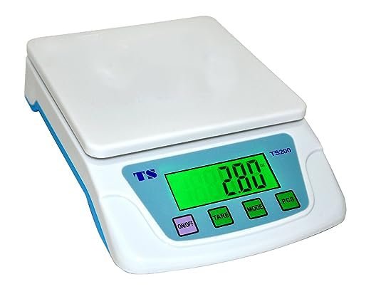 MCP Kitchen Scale TS-200: Digital Multi-Purpose Kitchen Scale with Tare ʼkitchen weighing scale digitalʼ