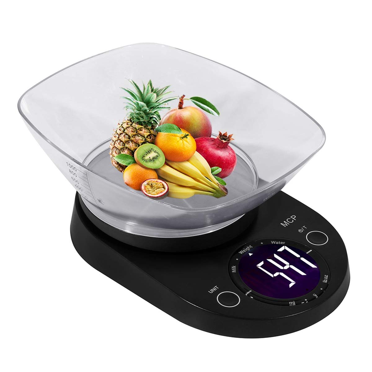MCP Kitchen Weighing Machine Digital Stainless Steel Electronic LCD Food ʼkitchen weighing scale digitalʼ
