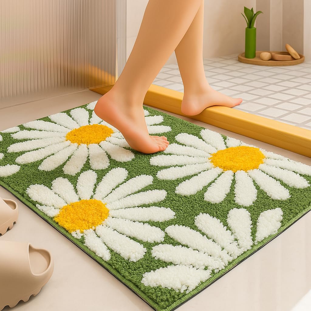Roseate Flower Super Soft (40x60 cm) Microfiber 2000 GSM Bath home kitchen
