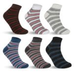SJeware 12 Pairs Solid Cotton Ankle Socks Pack