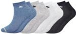 SJeware 12 Pairs Solid Cotton Ankle Socks Pack