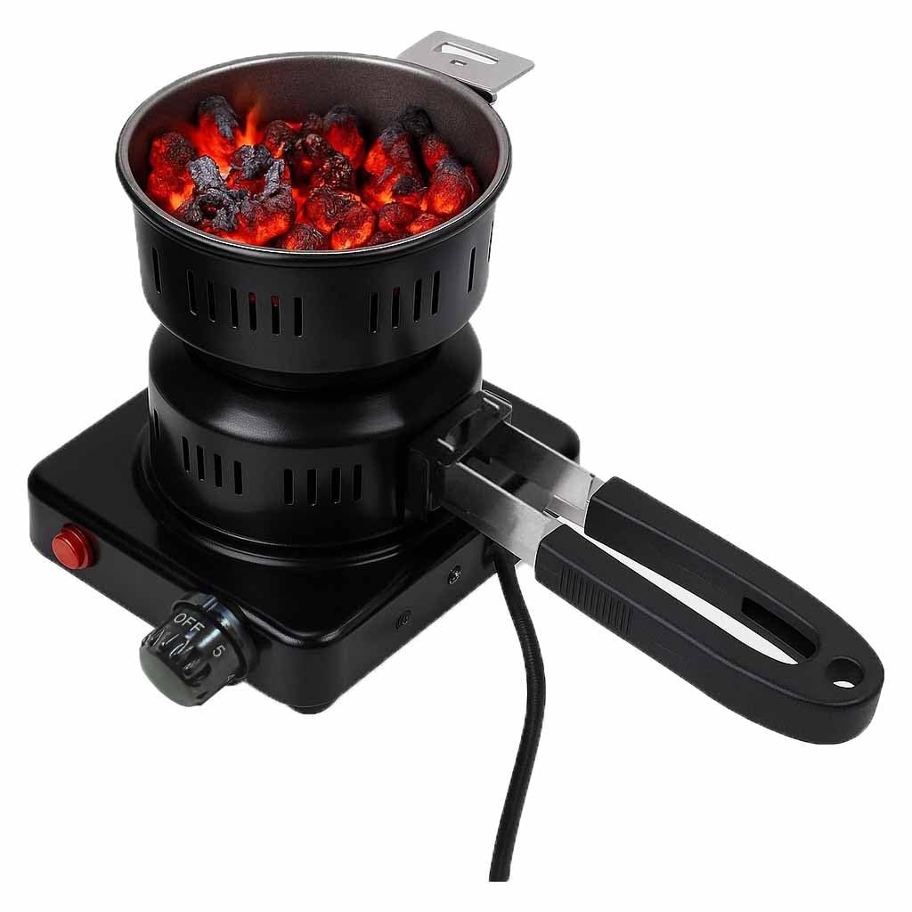 SaleOn 450W Electric Charcoal Burner with Detachable Tong | 5-Heat home appliances