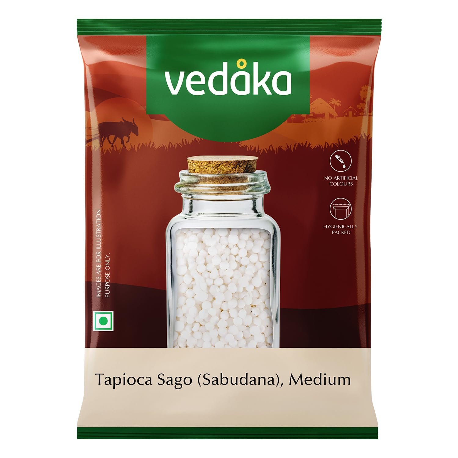 Vedaka Sabudana (Sago)- Medium, 500g grocery